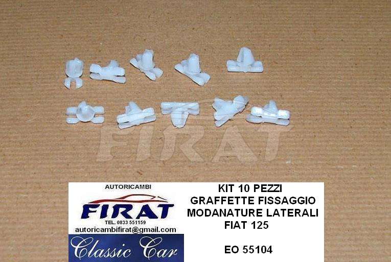 GRAFFETTA FISSAGGIO MODANATURE FIAT 125 (55104)